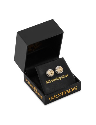 Brand New Wu-Tang x King Ice - 10mm Wu-Tang Logo Earrings On Hand Now