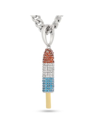 Brand New Ice Cream Collection x King Ice - Popsicle™ Firecracker™ Necklace On Hand Now