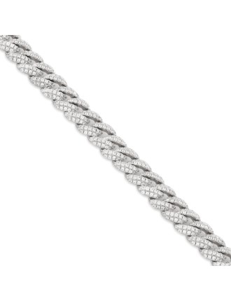 Brand New 12mm Iced Diamond-Cut Miami Cuban Link Choker Chain New Collection